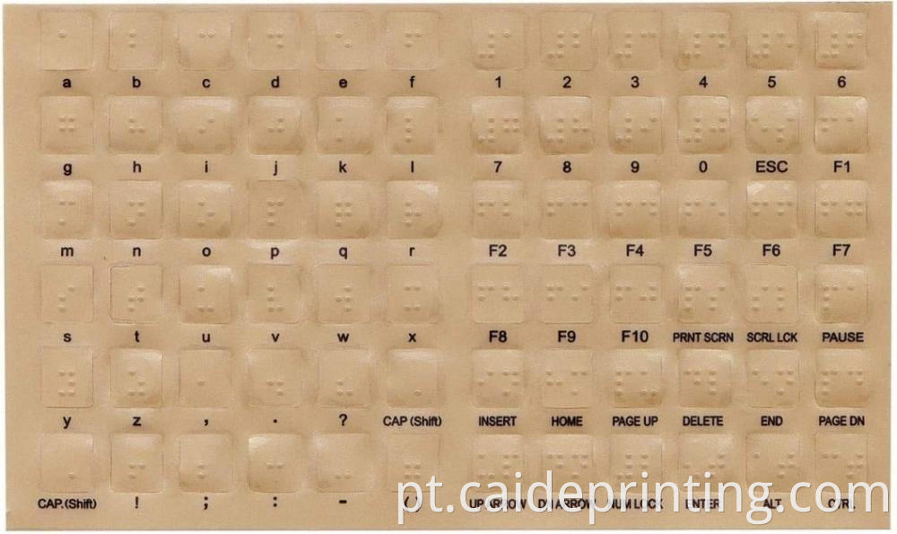 braille keyboard stickers